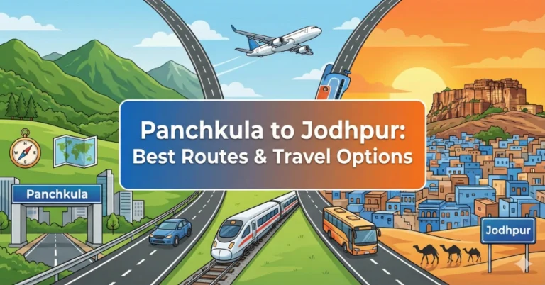Panchkula-to-Jodhpur Route Distance