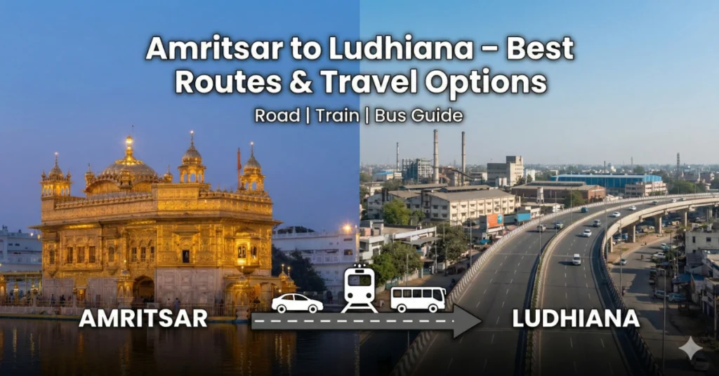 Amritsar-to-Ludhiana-Route