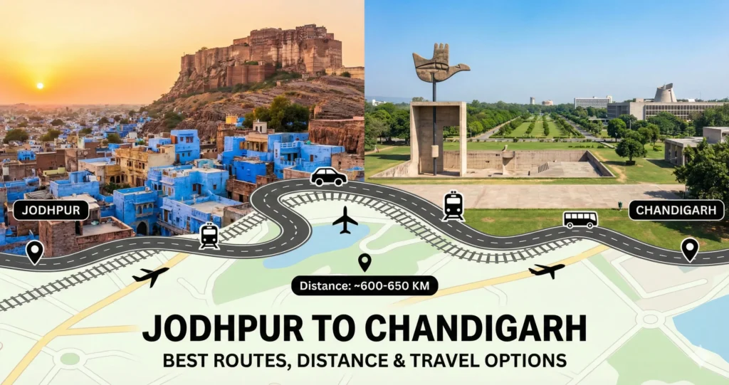 Jodhpur to Chandigarh
