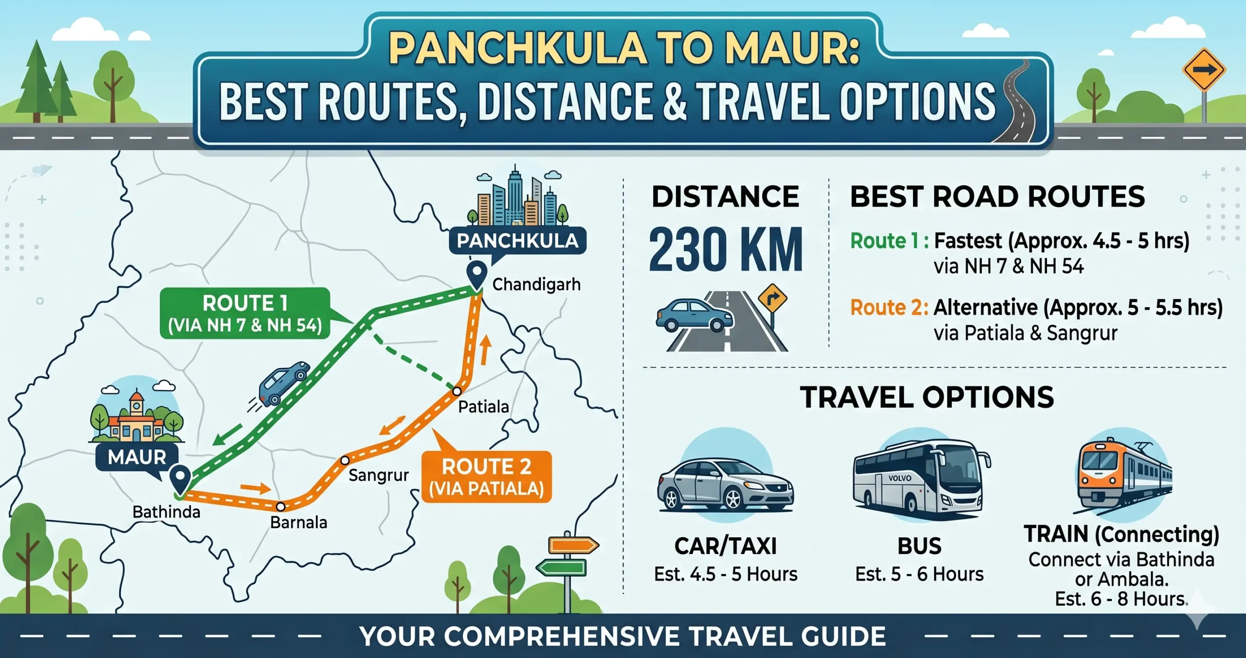 Panchkula To Maur Mandi