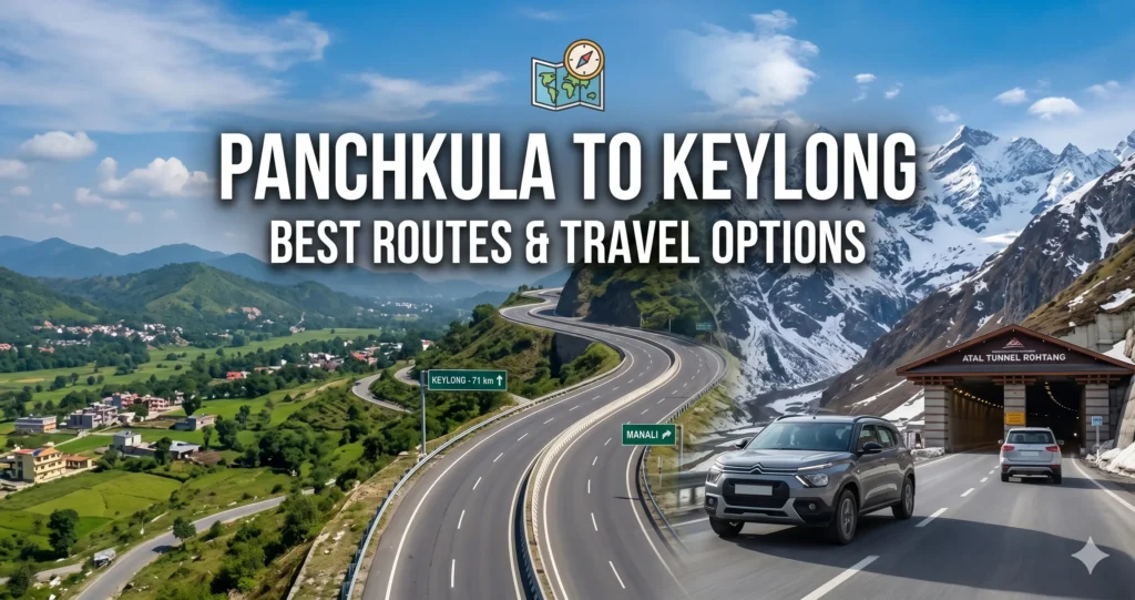 Panchkula to Keylong Route