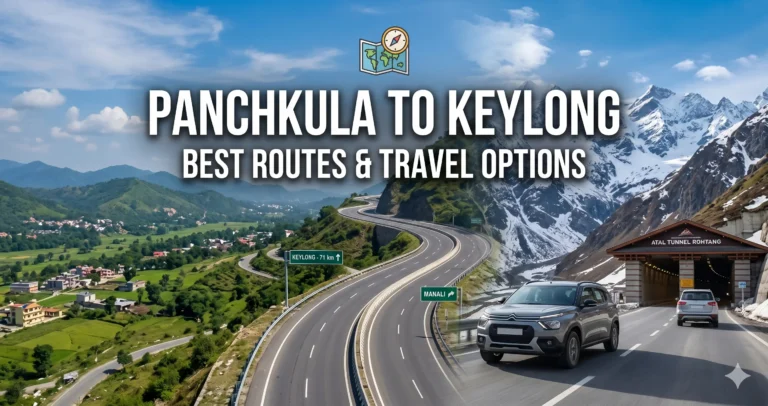 Panchkula to Keylong Route