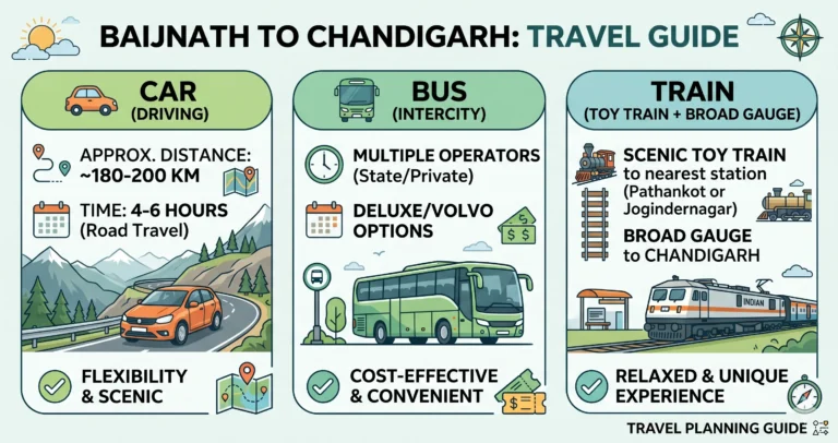 Baijnath to Chandigarh