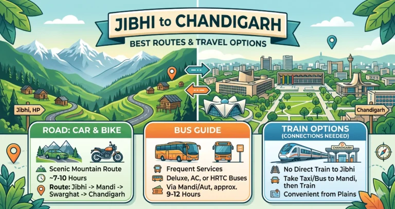 Jibhi to Chandigarh