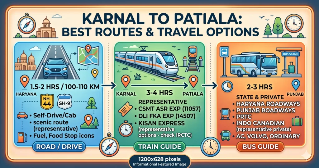Karnal to Patiala Route