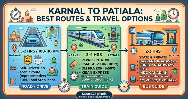 Karnal to Patiala Route