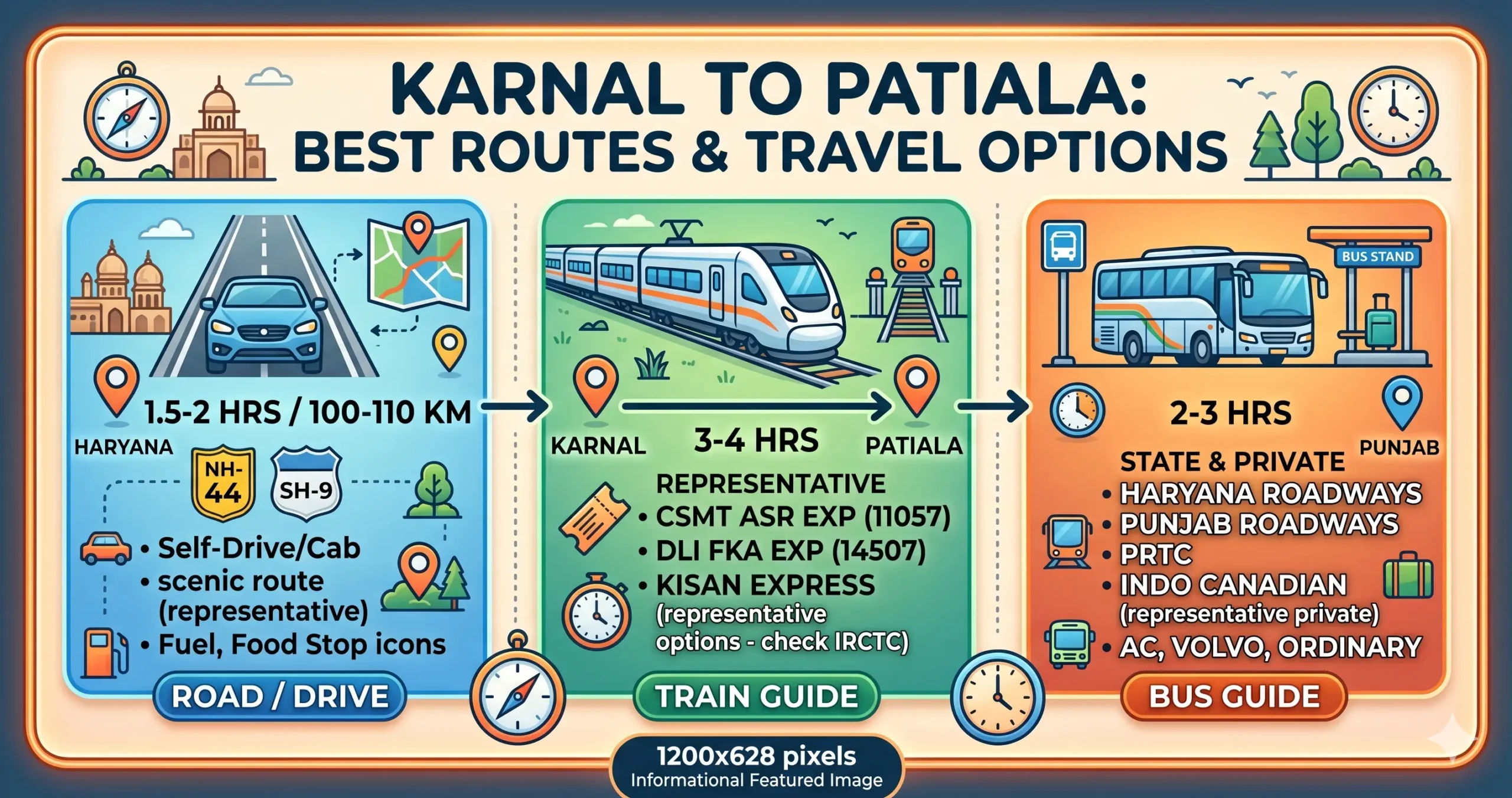Karnal to Patiala Route