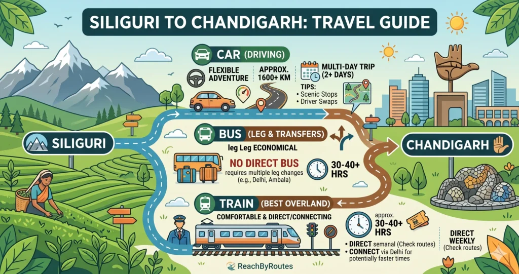 Siliguri to Chandigarh Travel Guide