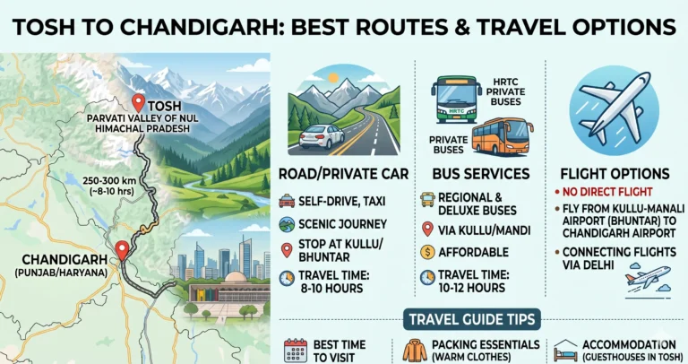 Tosh to Chandigarh